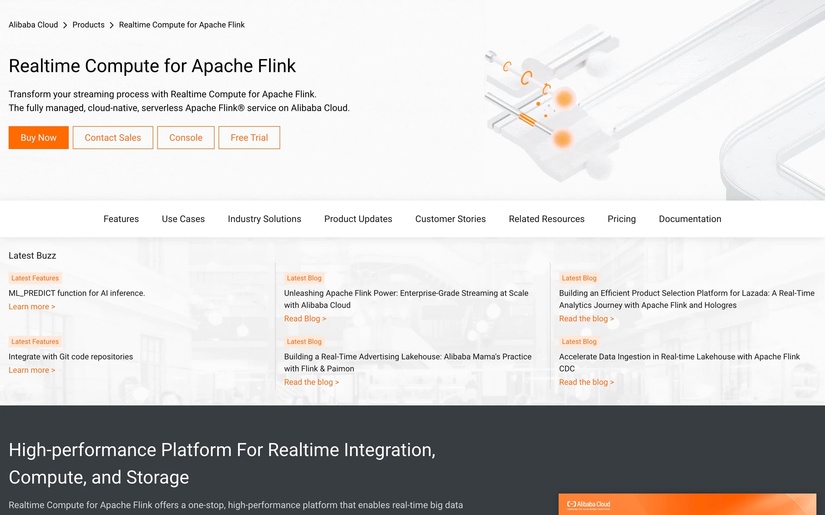 Realtime Compute for Apache Flink screenshot
