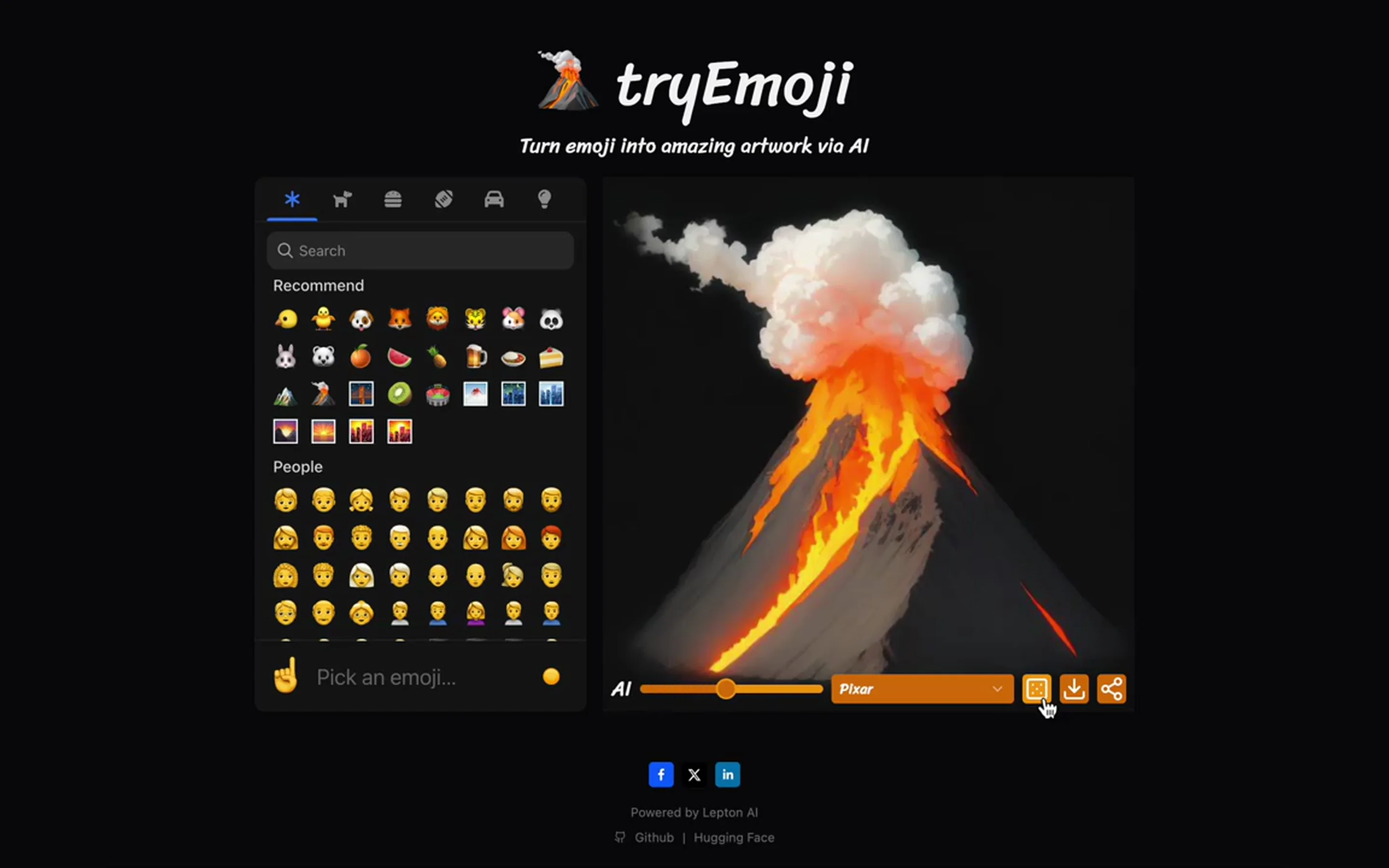 tryEmoji screenshot